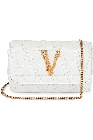 VERSACE Medusa Shoulder Bag in Light Pink & Oro