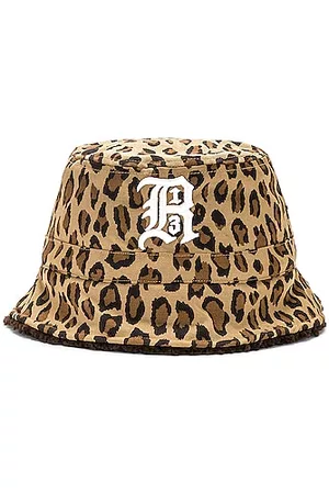 R13 Bucket Hat in Leopard & Brown
