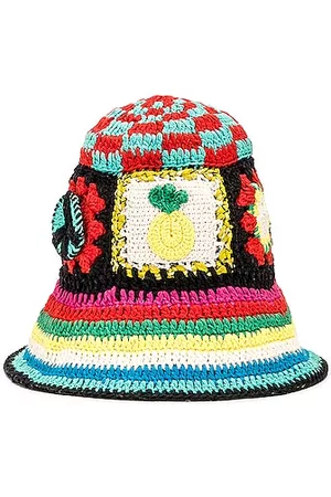 Alanui Positive Handmade Bucket Hat in Multicolor