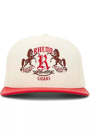 Rhude Roccia Cigar Hat in Cream & Red