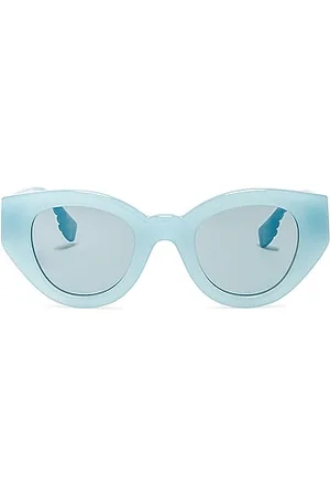 Cat-eye Frame Lola Sunglasses in Topaz Blue - Women