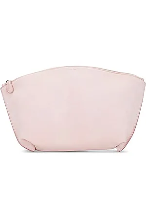 FENDI Clutches & Pochette  Woman FLAT POUCH LARGE Pink – Green Cloud  Studios