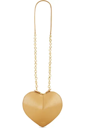 Alaïa Le Coeur Chain Bag in - Metallic Bronze. Size all.