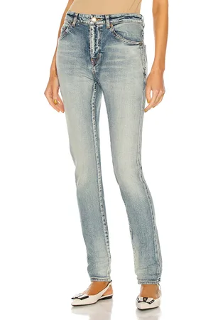 Saint Laurent Medium Waist Skinny Jean in - Denim-Light. Size 25 (also in ).