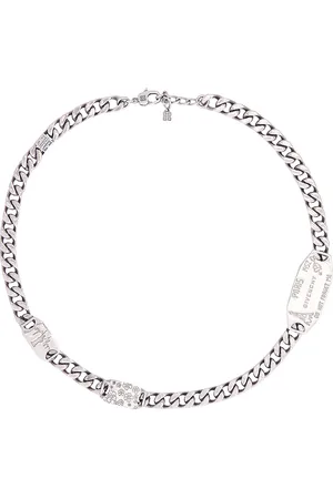 Givenchy City Multi Necklace in - Metallic Silver. Size all.