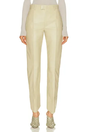 Bottega Veneta Curved Pant in - Beige. Size 34 (also in 36, 38).