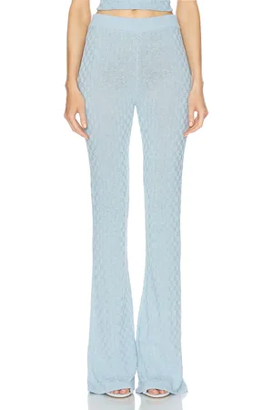 SER.O.YA Agatha Pant in - Blue. Size L (also in M, XL).