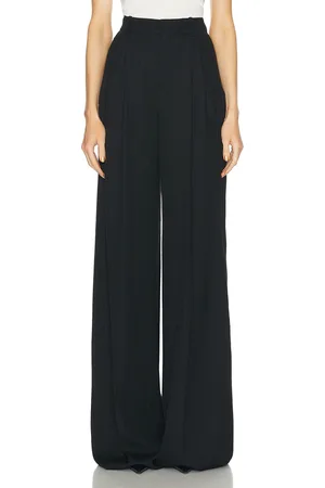 Saint Laurent Wide Leg Trouser in - Black. Size 40 (also in 42).