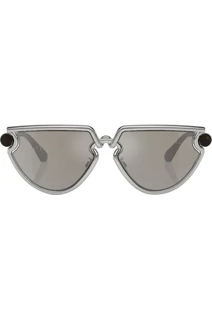 Burberry Oval Sunglasses in - Metallic . Size all.
