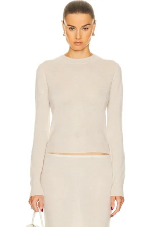 ÉTERNE Francis Sweater in - Cream. Size L/XL (also in M/L, XL).