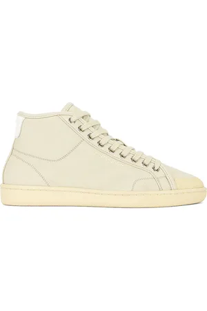 Saint Laurent SL39 Mid Top Sneaker in - Beige. Size 36 (also in 36.5, 37.5, 38, 38.5, 39, 39.5, 41, 37).
