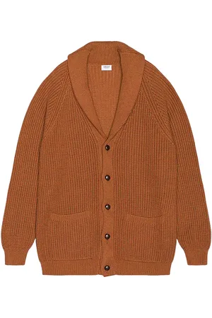 Ghiaia Cashmere Marinaio Shall Collar Cardigan in - Brown. Size S (also in ).