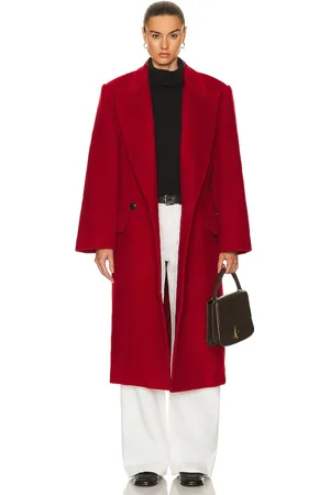 GRLFRND Bronte Oversized Coat in - Red. Size L/XL (also in ).