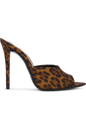 Saint Laurent Goldie Mule Sandal in - Brown. Size 36.5 (also in 37.5, 38, 38.5, 40).