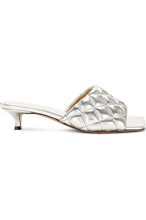 Bottega Veneta Padded Mule Sandal in - Metallic . Size 39 (also in ).