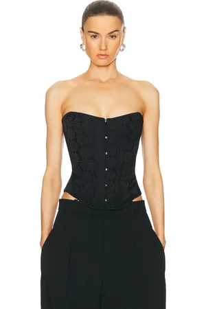 Stella McCartney Daisy Jacquard Corset Top in - . Size 34 (also in ).