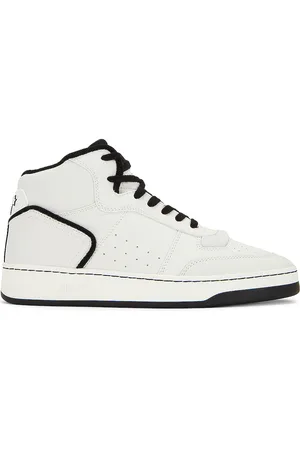Saint Laurent SL80 Mid Top Sneaker Cuir Meridiano Graine in - . Size 40 (also in 41, 42, 43).