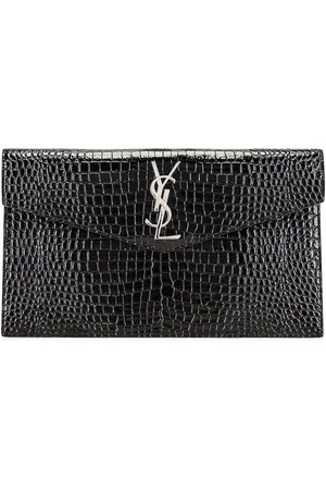 Saint Laurent Uptown Medium Envelope Clutch in - . Size all.