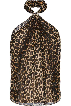 Saint Laurent Top Marcel Cravate in - Brown. Size L (also in M, S).