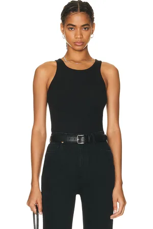 ÉTERNE High Neck Fitted Tank Top in - . Size L (also in M, S, XL, XS).