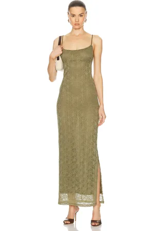 Miaou Thais Dress in - Olive. Size L (also in XS).
