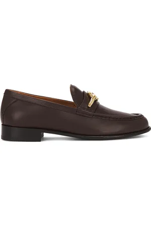 VALENTINO GARAVANI V Logo Gate Loafer in - Brown. Size 36 (also in 39, 39.5).
