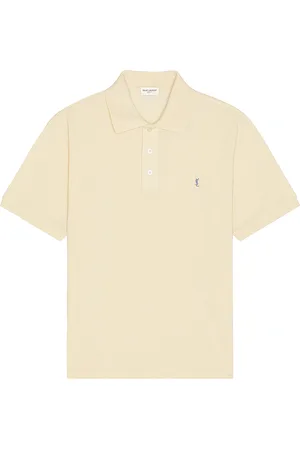 Saint Laurent New Polo in - Cream. Size L (also in M, S, XL).