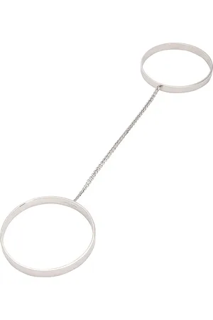 Saint Laurent Double Chain Bracelet in - Metallic Silver. Size M (also in ).