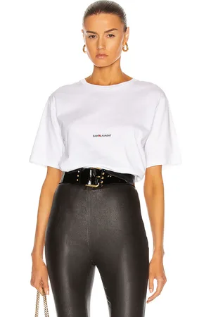 Saint Laurent Small Logo Tee in - . Size L (also in XL).