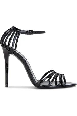 Saint Laurent Milena Sandal in - Black. Size 39.5 (also in 40, 41).