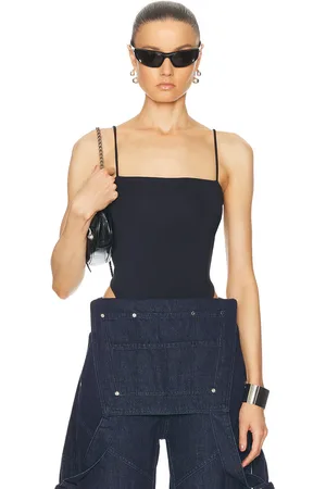 Jade Cropper Open Back Bodysuit in - Navy. Size 40 (also in ).