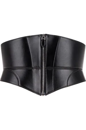 Alaïa Large Zip Bustier Belt in - Black. Size 80 (also in ).