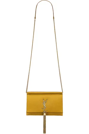 Saint Laurent Kate Tassel Chain Wallet Bag in - Tan. Size all.