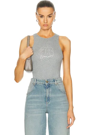 BLUMARINE Tank Top in - Grey. Size XS (also in ).