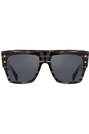 Balmain B-I Flat Top Sunglasses in - Brown. Size all.