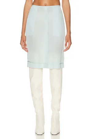 Bottega Veneta Sheer Skirt in - Baby Blue. Size 38 (also in 40).