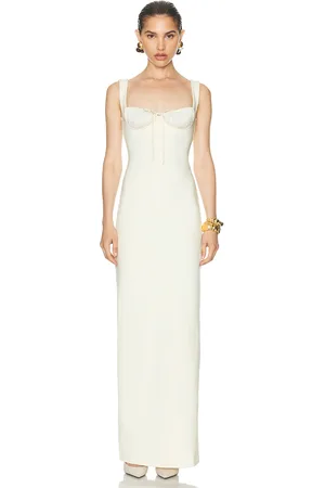 Helsa The Yasmin Dress in - Yellow. Size L (also in M, XL).