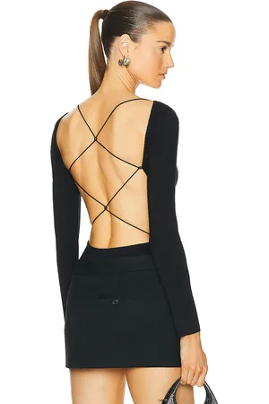SANS FAFF Bamboo Cross Back Bodysuit in - . Size L (also in ).