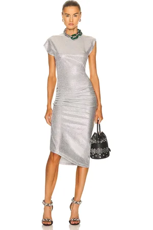 Paco rabanne Midi Dress in - Metallic . Size 36 (also in 38, 40).
