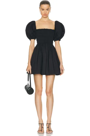 MATTEAU Shirred Peasant Mini Dress in - . Size 1 (also in 2, 3).