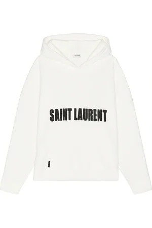 Saint Laurent Reverse Hoodie in - White. Size L (also in M, S).