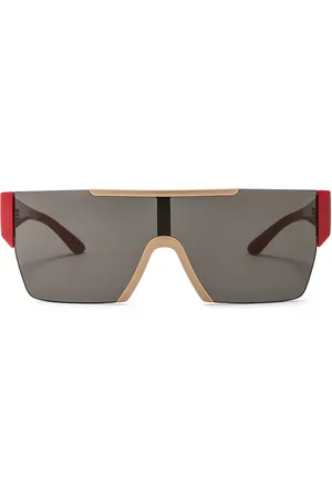 Burberry Square Sunglasses in - Burgundy. Size all.