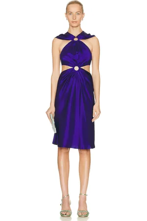 Stella McCartney Sleeveless Midi Dress in - Royal. Size 34 (also in 36).