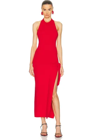 SIMON MILLER Junjo Knit Dress in - Red. Size L (also in ).