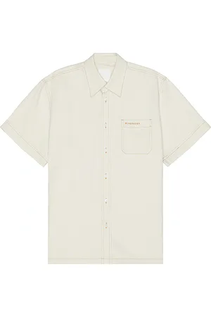 Givenchy Short Sleeve Shirt in - Cream. Size S (also in XL/1X).