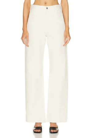 Citizens of Humanity Gaucho Trouser in - Ivory. Size 33 (also in 34).