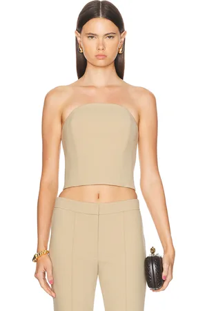 SANS FAFF Half Moon Corset Top in - Brown. Size S (also in ).