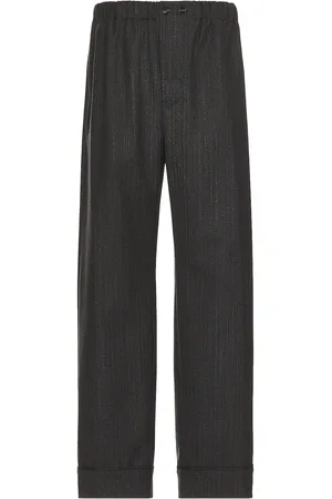 Bottega Veneta Pinstripe Chevron Trousers in - Grey. Size M (also in ).