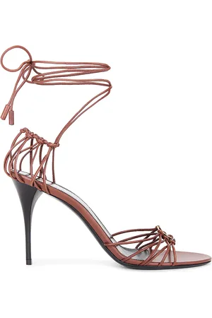 Saint Laurent Babylone Sandal in - Brown. Size 37 (also in 38, 38.5, 39, 40).