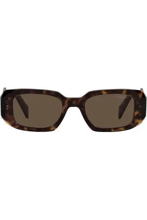 Prada Scultoreo Narrow Sunglasses in - Brown. Size all.